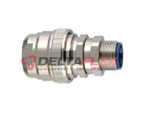 S Rotary Threaded Brass Gland