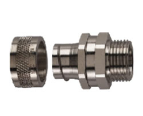 Swivel External Thread Nickel Plated Brass